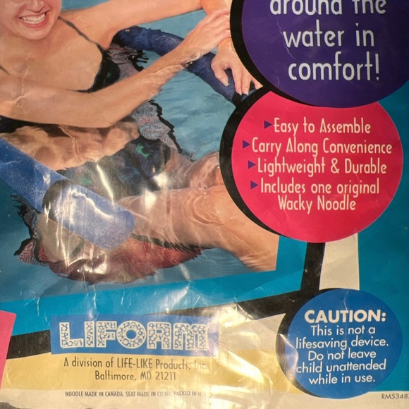 The Wacky Noodle Chair New Unopened Vintage Pool Chair - Picture 3 of 4